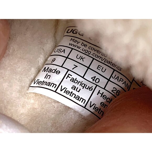 UGG Womens Oh Fluffita Natural Slide Sandal Size 9 1120876 Slippers Sheepskin - Picture 4 of 13